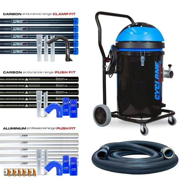 Kiam CYCLONE® Gutter Vacuum System 3600W Polypropylene (Black)