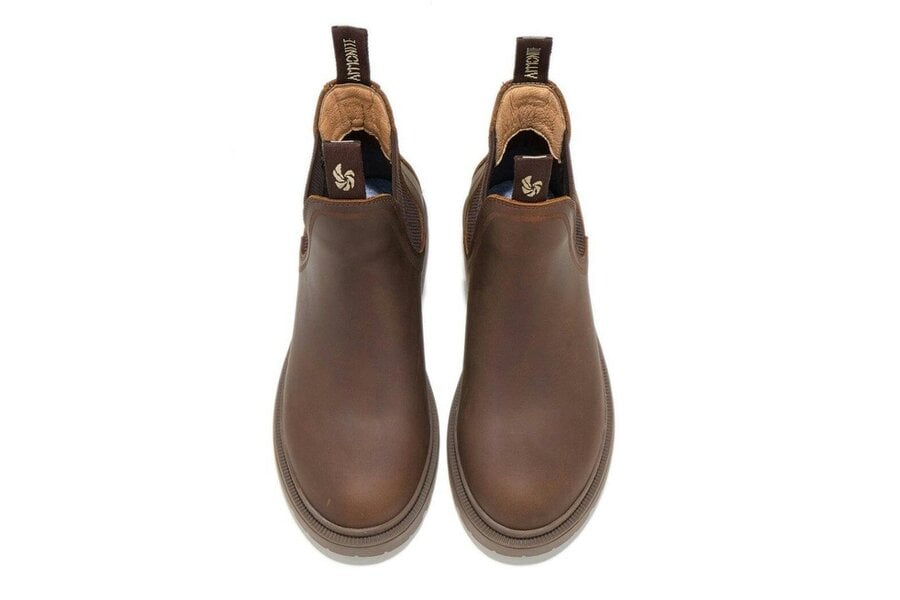 AMMONITE Women's Water-Resistant Chelsea Boots | Charmouth Brown