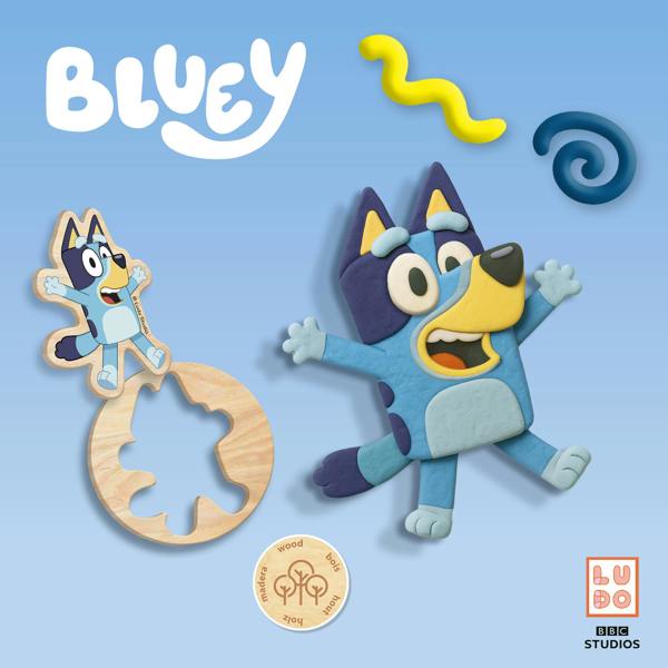 SES Creative Bluey - Dough 4 × 90 g