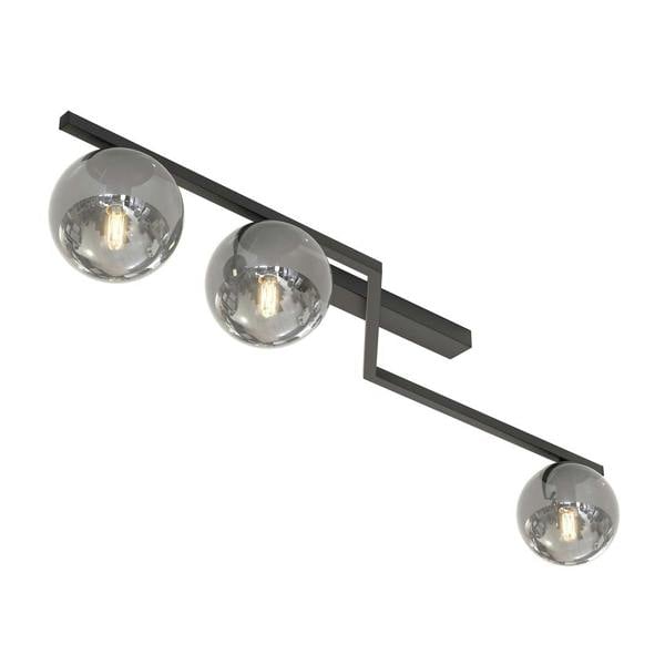 Emibig NATON Ceiling lamp 3 x E14 Black with Graphite Shade