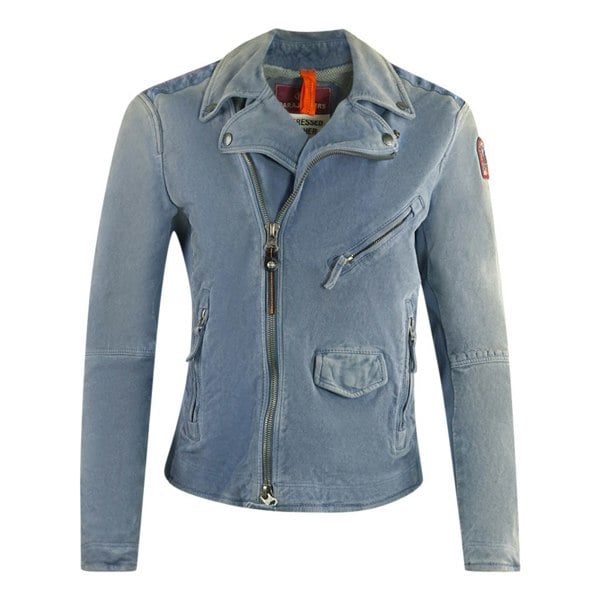 Parajumpers Tack Suede Distressed Leather Jacket Rackhams