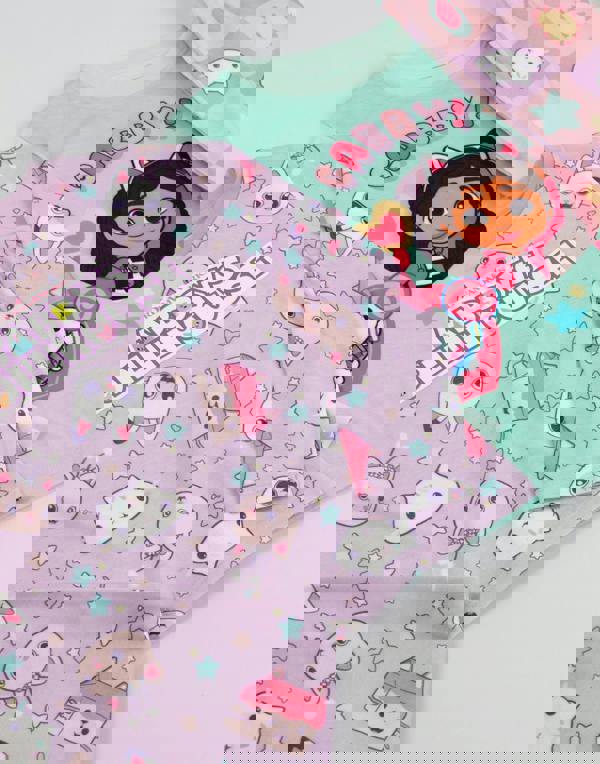 Gabby's Dollhouse Girls Multicoloured Character Long Sleeve Long Leg Pyjama Set