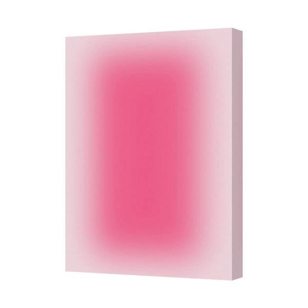 Benjamin Tate Design Pink Gradient Canvas Wall Art Print Abstract Modern Decor