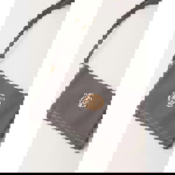 Blue Vanilla Detailed Zip Up Purse With Detachable Strap