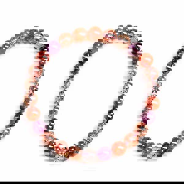 Leaper Natural Super Seven Buddha Bead Crystal Bracelet