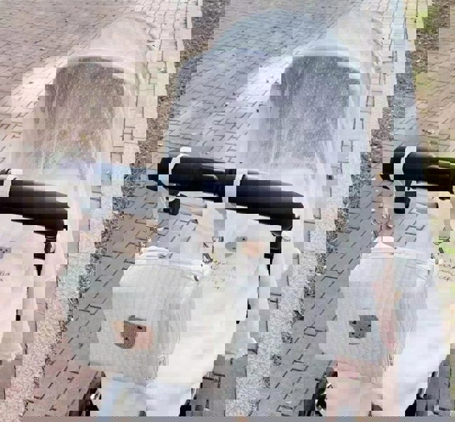 Anymom Anysort Mommy Baby Changing Bag Bear Design Stroller Bag With Zipper Maternity Organizer Cotton Storage Bag for Mommy