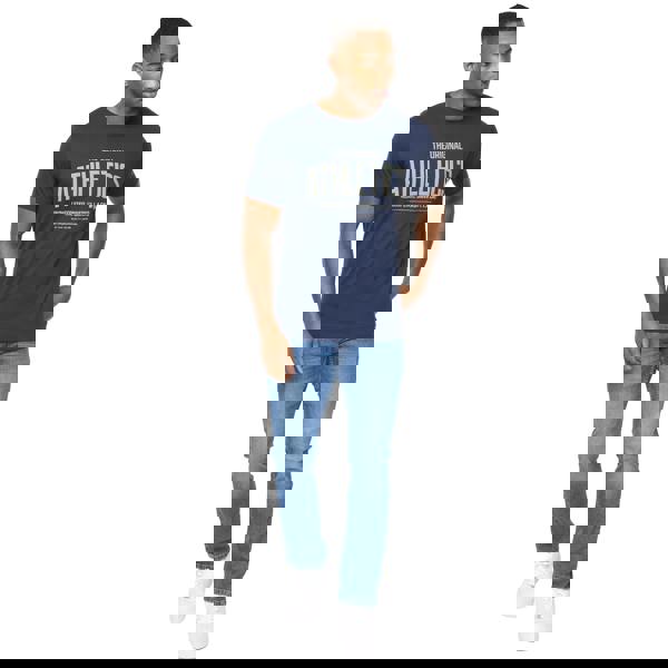 Crosshatch Mens Athwood T-Shirt - Navy - 