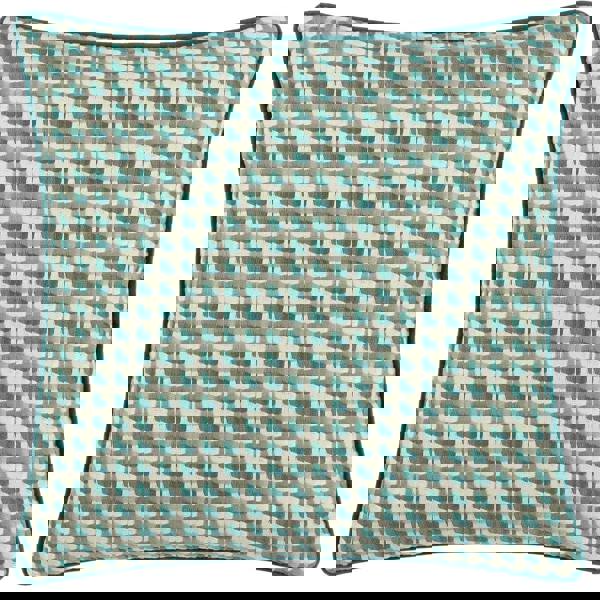 Furn Marttel Jacquard Geometric Cushion Cover - Teal