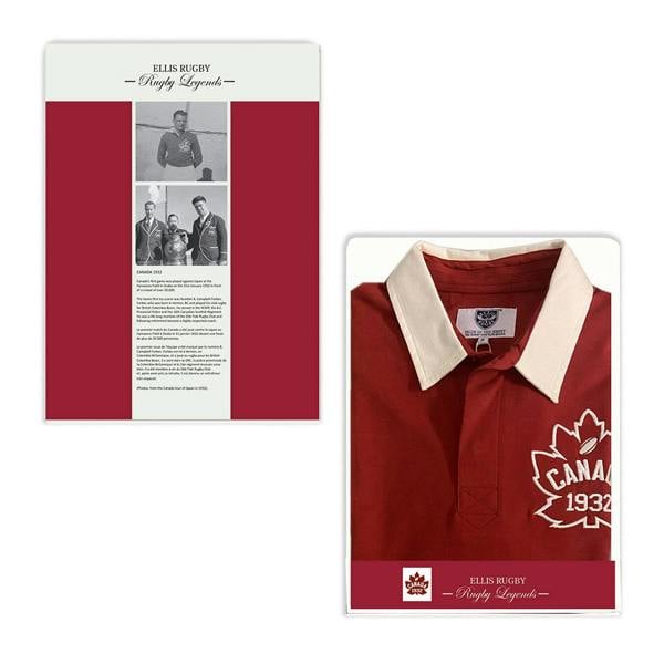 Ellis Rugby Canada Rugby 1932 Shirt