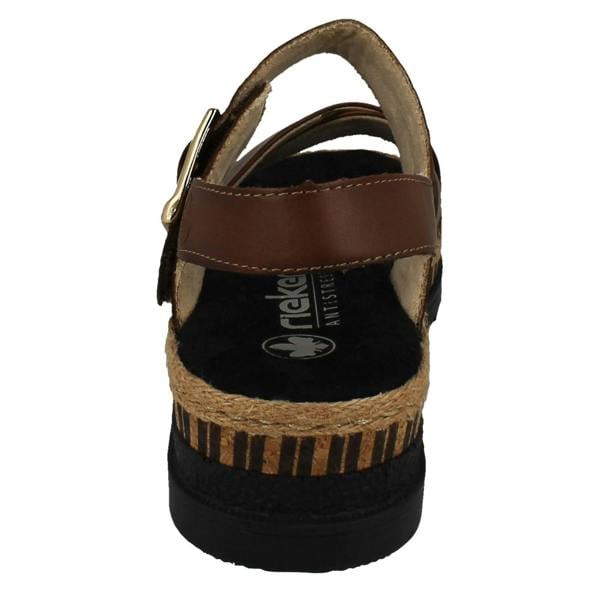 Rieker Womens Rieker Hook And Loop Sandals V7951