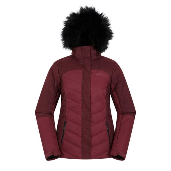 Mountain Warehouse Womens/Ladies Pyrenees II Padded Ski Jacket - Berry