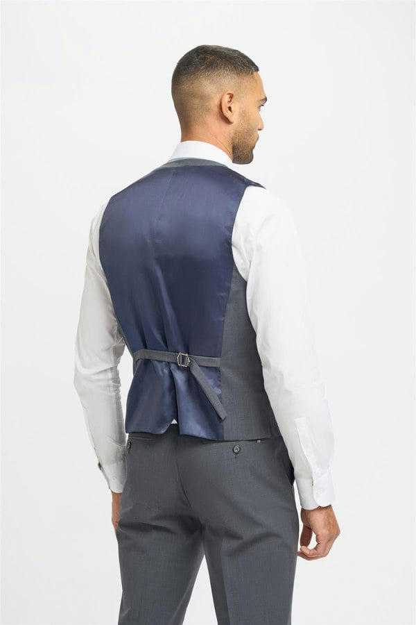 House of Cavani Bond Charcoal Waistcoat