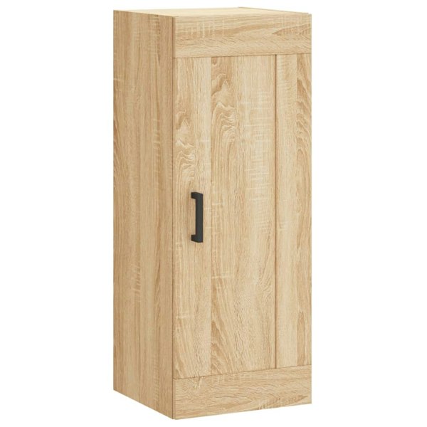 Berkfield Highboard Sonoma Oak 34.5x34x180 cm Engineered Wood