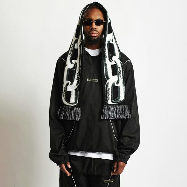 Chained Scarf - GVNMNT Clothing Co, European streetwear.