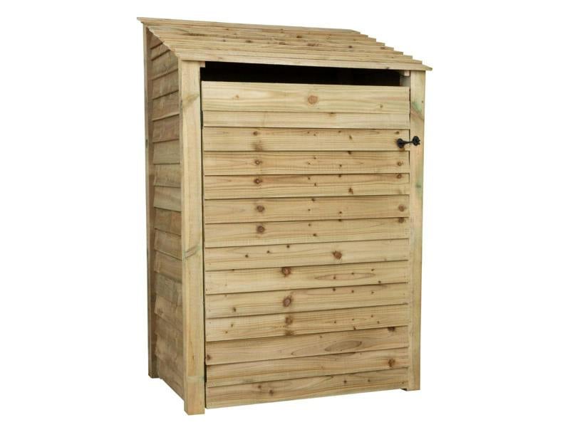 Arbor Garden Solutions Wooden Log Store with Door W-119cm, H-126cm Or 180cm, D-88cm