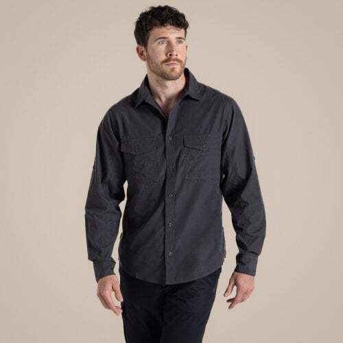 Craghoppers Mens Expert Kiwi Shirt - Carbon Grey