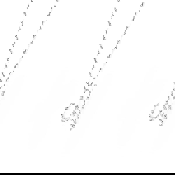 Say It With Luxe CZ Initial Necklace - Sterling Silver