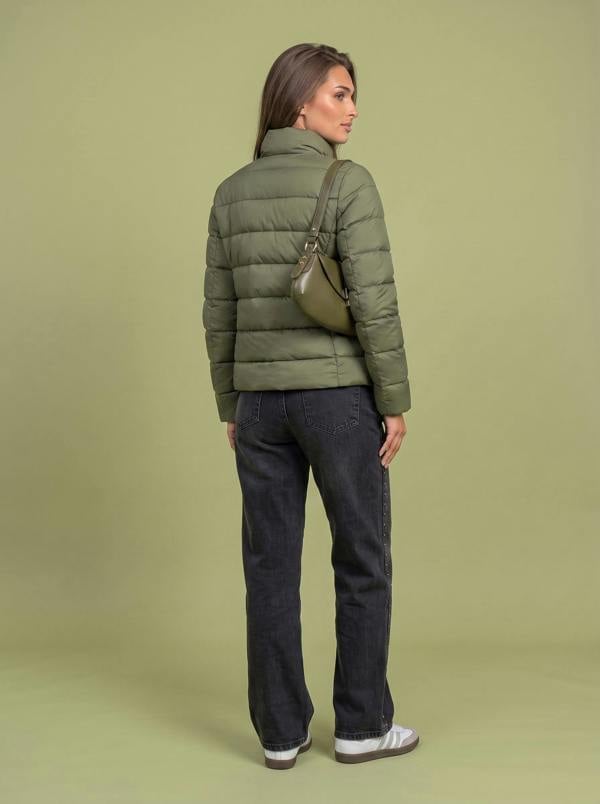 Urban Bliss Compact Puffer Jacket Khaki
