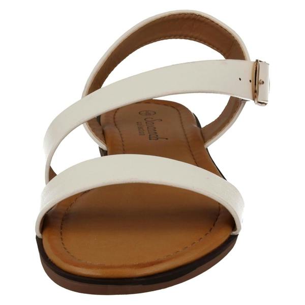 Savannah Ladies Savannah Flat Y Strap Mule Sandal with Buckle F00443