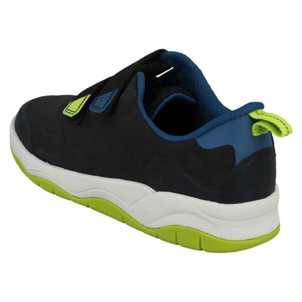 Clarks Childrens PLAY PRINTS By Clarks Big Cat Detailed Trainers Clowder Race