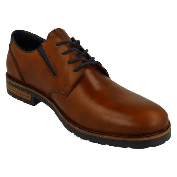 Rieker Mens Rieker Gusset Detailed Lace Up Shoes 14621
