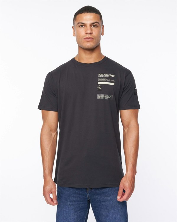 Duck and Cover Jennerkins T-Shirt - Black