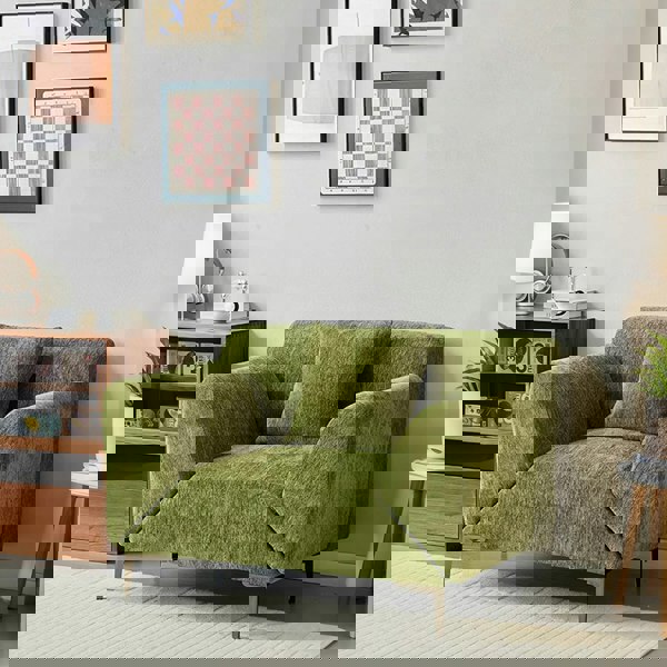 Rit Concept Qadir Deformable Sofa Bed, Armchair, Green