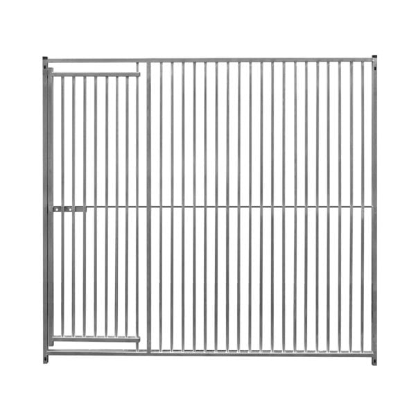 Monstershop 2m Dog Run Panel With Door – 5cm Bar Spacing