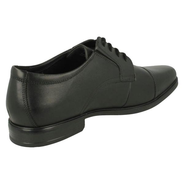 Clarks Mens Clarks Toe Cap Detailed Smart Shoes Howard Cap