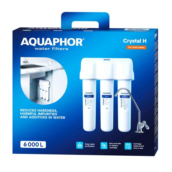 AQUAPHOR CRYSTAL water filter system Crystal H: Filter Capacity 6000 Litres