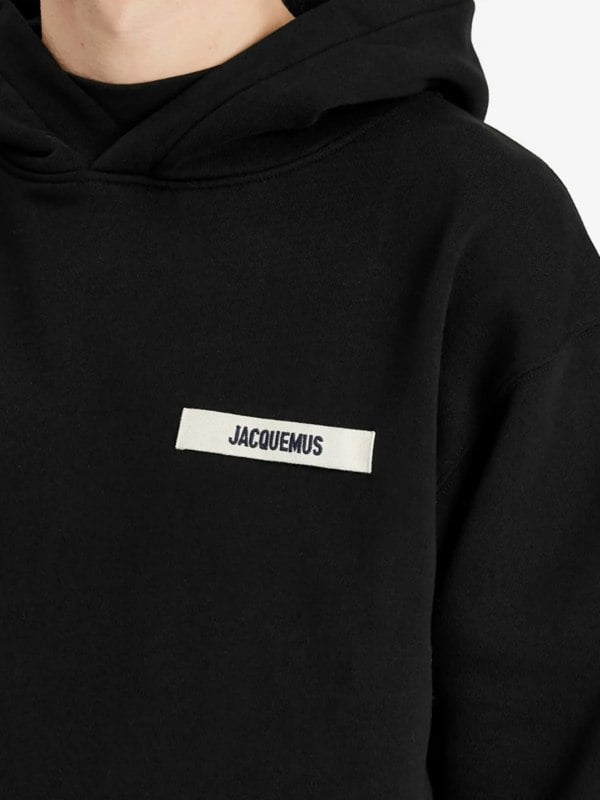 Jacquemus Gros Grain Hoodie – Black