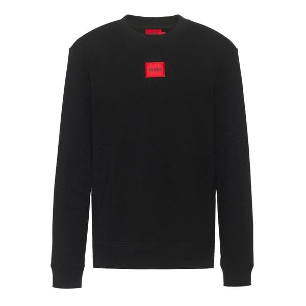 Hugo Mens Diragol Crew Neck Sweatshirt - Black - 