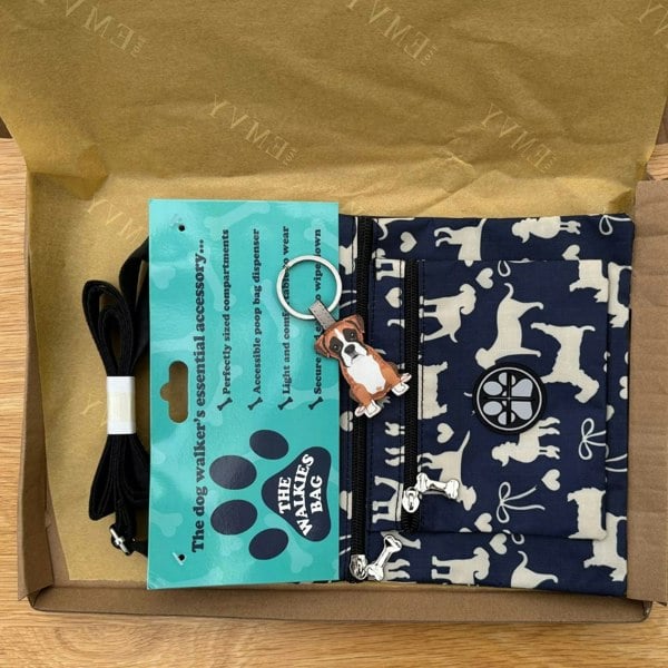Love EMVY Letterbox Gift Set – Dog Walking Bag & Leather Dog Keyring