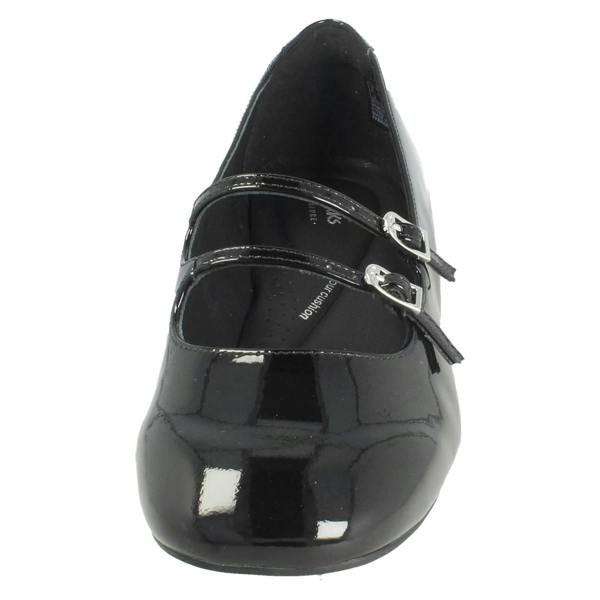 Clarks Ladies Clarks Mary Jane Buckle Fastening Smart Shoes Daiss 30 Shine