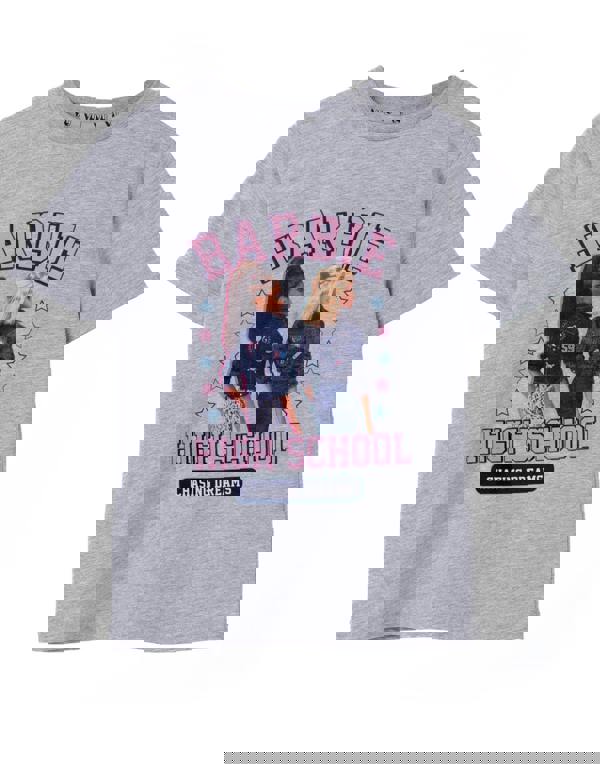 Barbie Girls Grey High School Short Sleeved T-Shirt