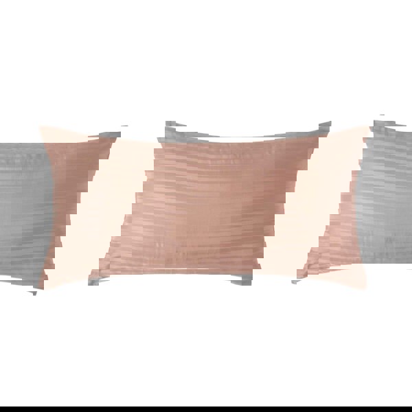 HOMESCAPES Silky 330 TC Egyptian Cotton Satin Stripe Pillowcase, European Size