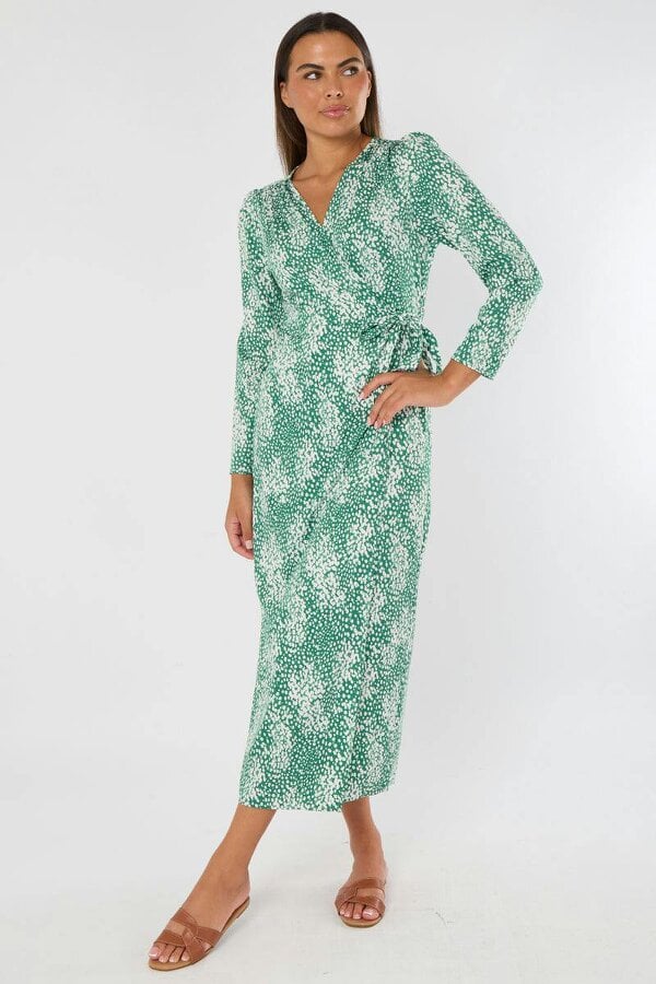 Elaina Fashion Maxi Wrap Dress