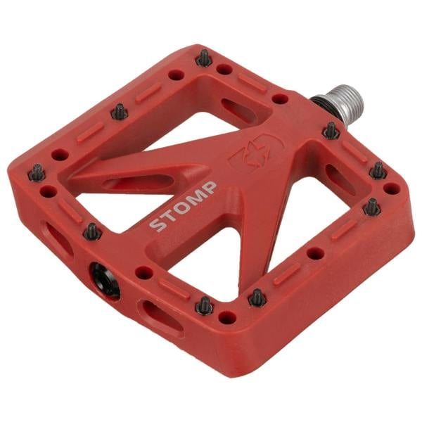 Oxford Stomp Nylon Flat Pedals Red