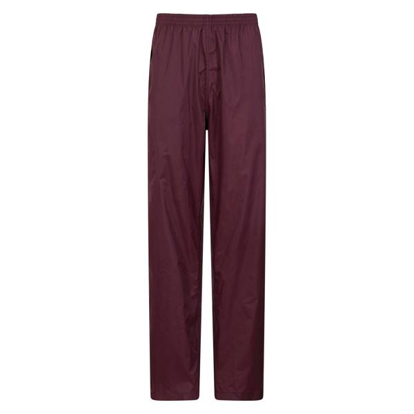 Mountain Warehouse Womens/Ladies Pakka Waterproof Over Trousers - Dark Purple - 