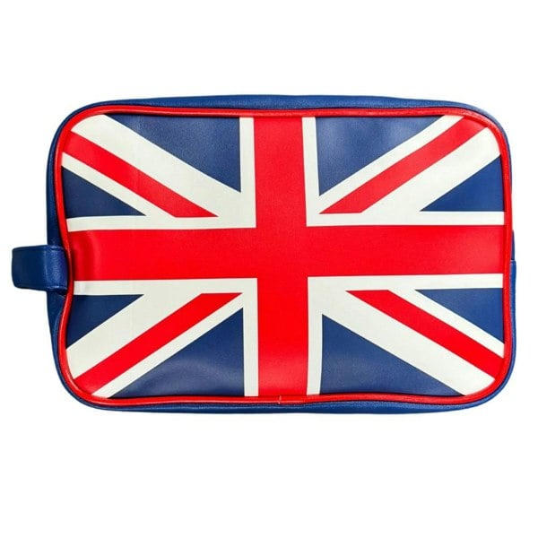 Love EMVY Union Jack Large Toiletry Washbag Top Zip with Carry Loop