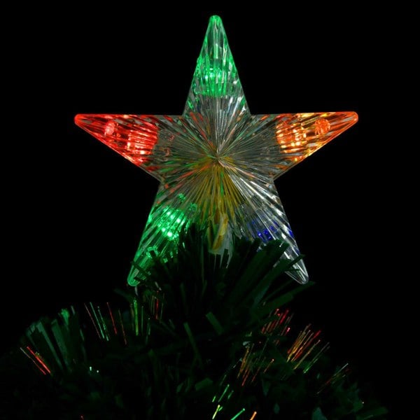 Berkfield Artificial Christmas Tree with Stand/LED 64 cm Fibre Optic
