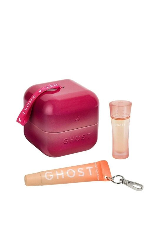 Ghost Sweetheart Gift Set For Women - Mini 10ml Spray & Peptide Lip Serum Keyring