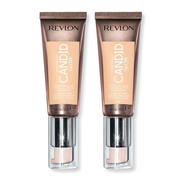 Revlon 2 x Revlon Photoready Candid Moisture Glow Foundation - 110 Porcelain