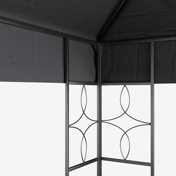 3x3m Steel Outdoor Pergola with Minimalist Design Living and Home