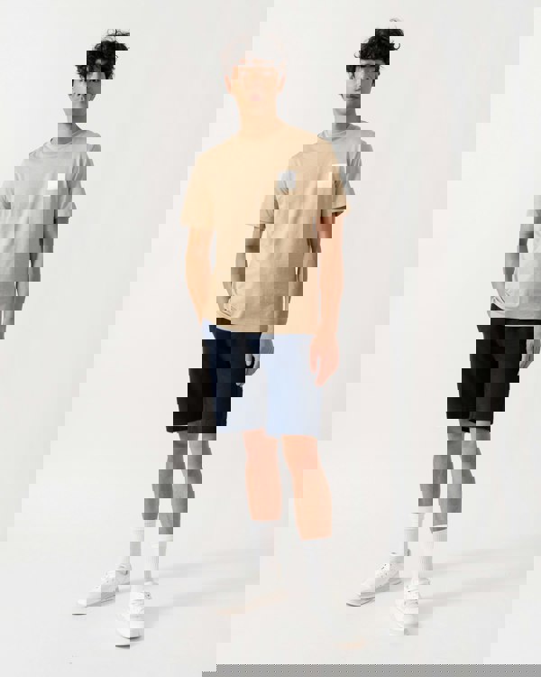 HUGO Dapusi Mens Logo Print T-Shirt - Medium Beige 269