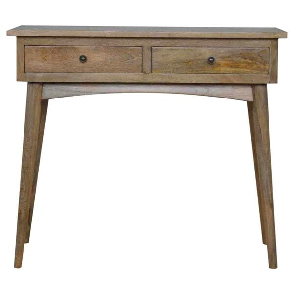 Wyld Haus Bevagna Hallway 2 Drawer Mango Wood Console Table