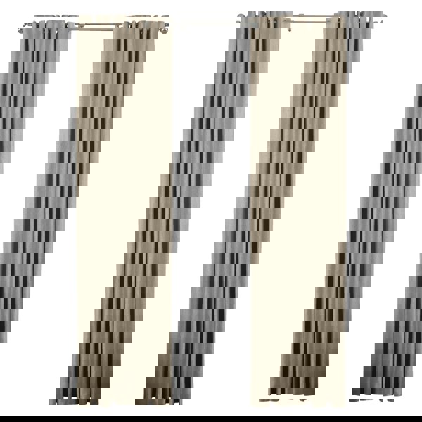 Riva Home Atlantic Eyelet Ringtop Curtains - Latte