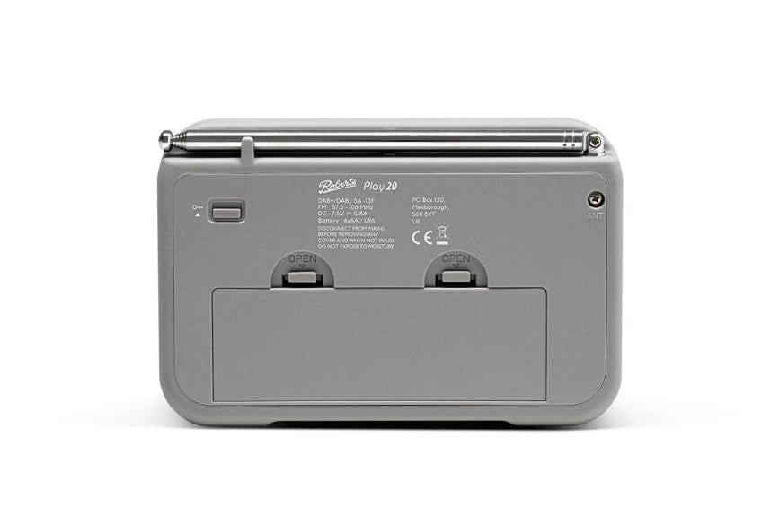 Roberts PLAY20 Compact and Portable DAB/DAB+/FM Digital Radio - Free Gift RRP £10!