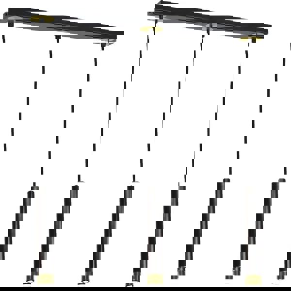 Milagro Dani Pendant Lamp Hand Made Black And Gold