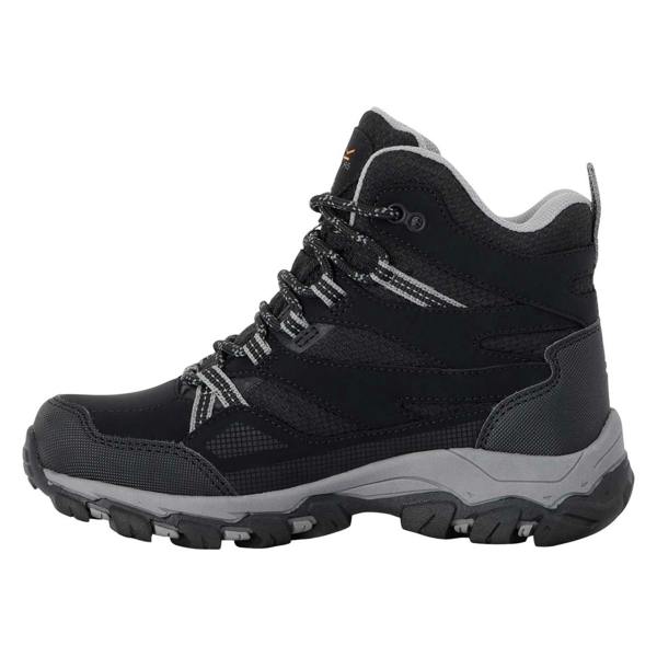 Regatta Childrens/Kids Holcombe III Walking Boots - Black/Dark Steel - 